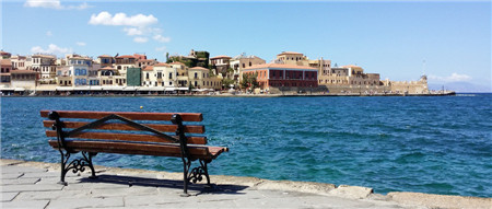 陽光下的希臘海洋